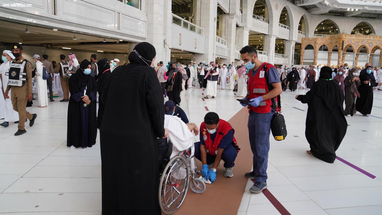الهلال الأحمر يتلقى (11516) مكالمة في العاصمة المقدسة والمشاعر