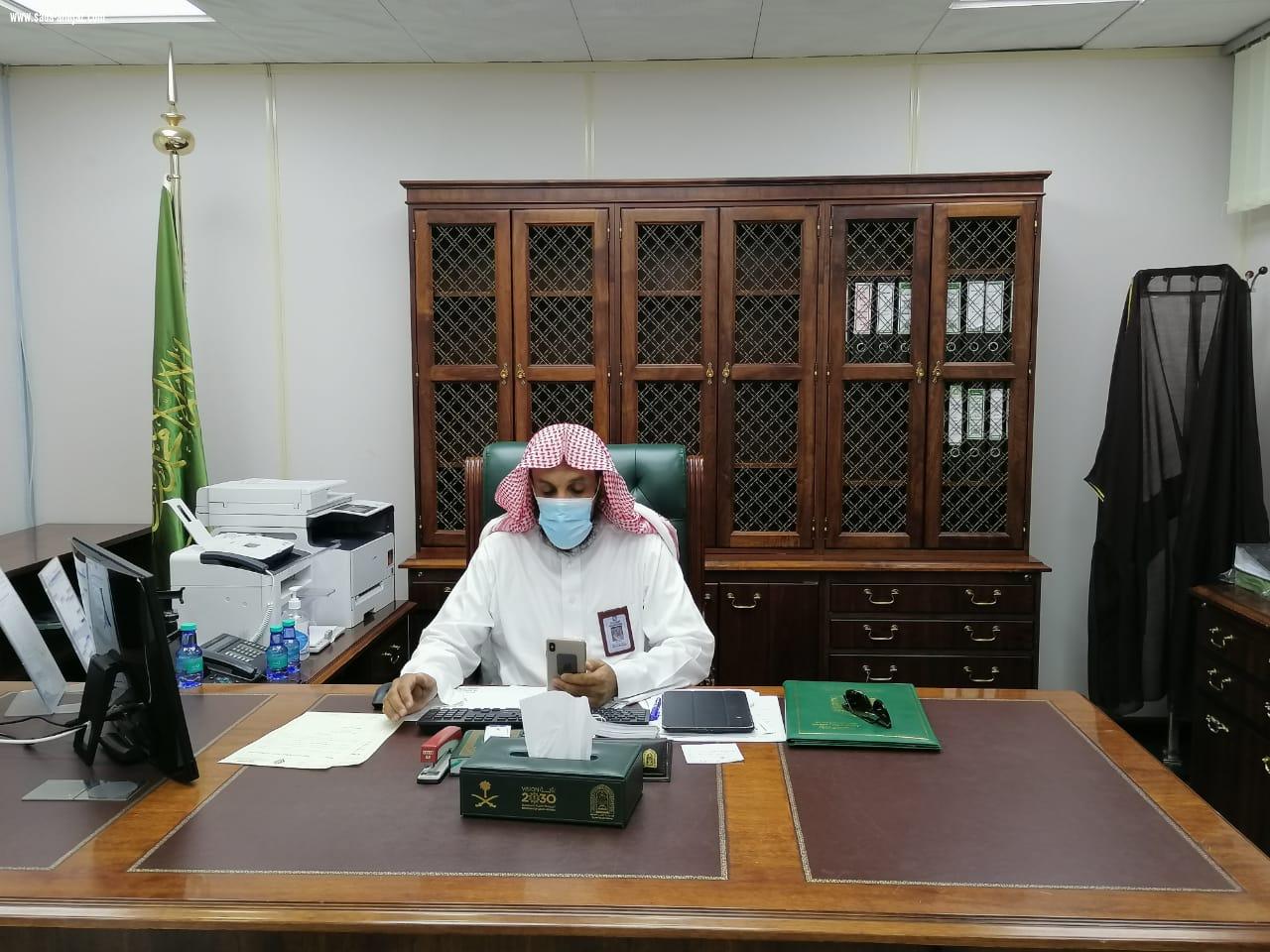 *مدير عام فرع وزارة الشؤون الإسلامية والدعوة والإرشاد بمنطقة المدينة المنورة يكرم فريق فرسان الصُفّة التطوعي*