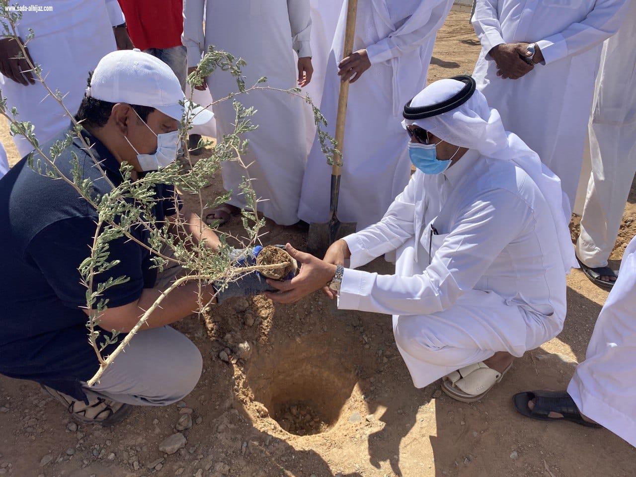 مكتب وزارة البيئة والمياه والزراعة بمحافظة المهد  يطلق حمله لنجعلها خضراء في قاع السويرقية بمركز السويرقية 
