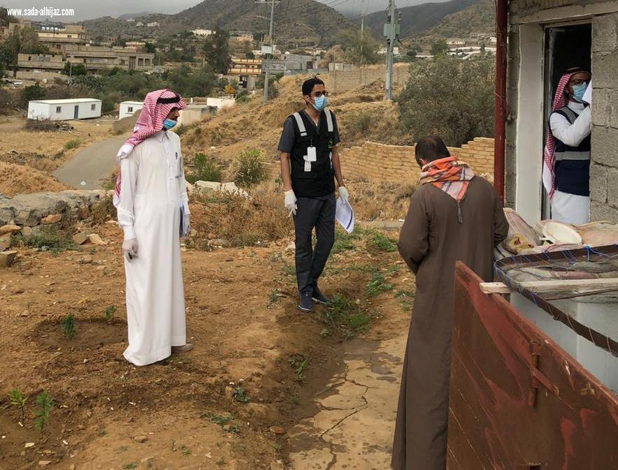 مستشفى القريع ببني مالك يواصل الكشف الميداني والاستقصائي