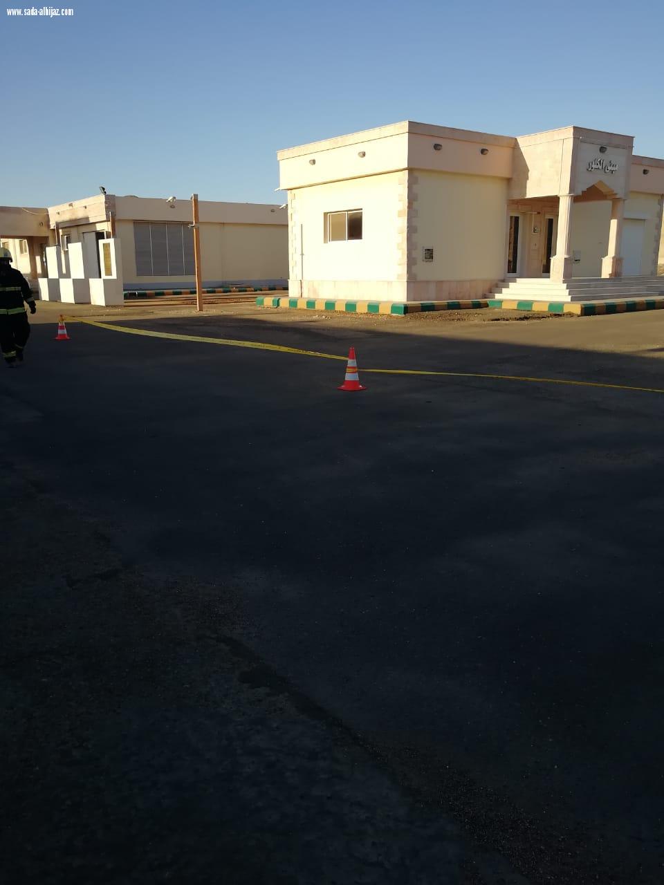 مدني ينبع يباشر حادث التماس كهربائي في مبنى وحدة الكلور