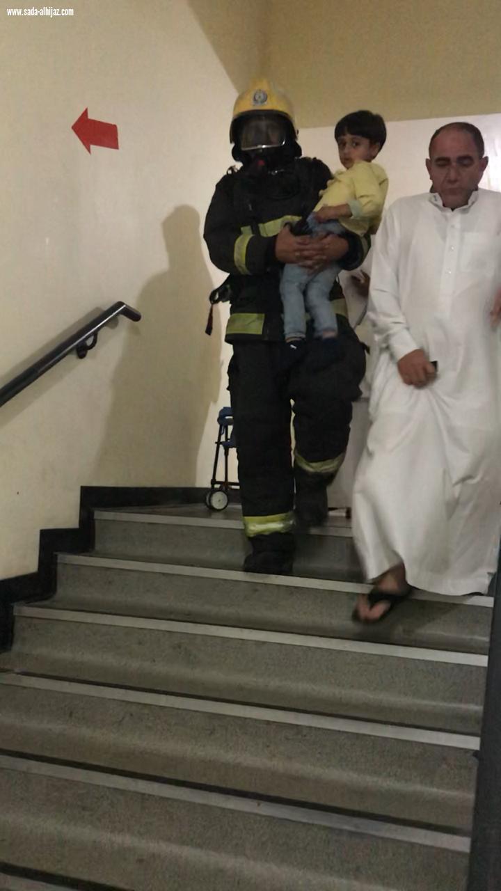 مدني المدينة :إخلاء ٣٥ نزيل احترازياً إثر حادث حريق بفندق بالمنطقة المركزية
