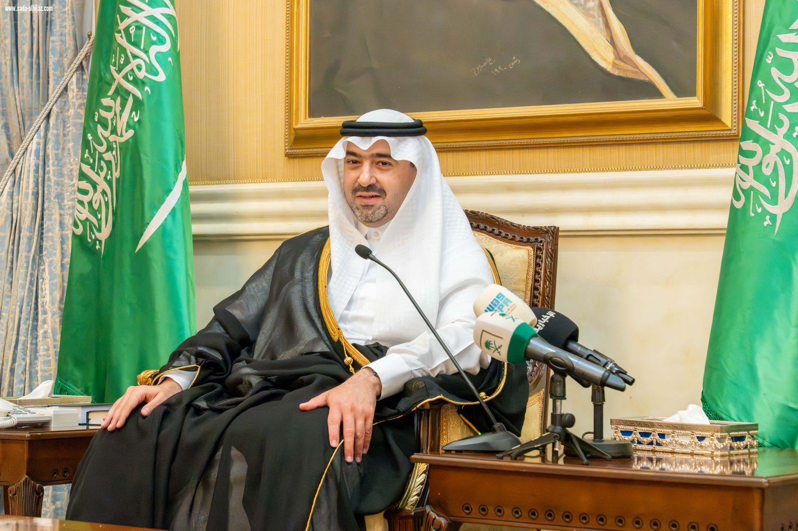 نيابةً عن أمير منطقة تبوك.. نائب أمير المنطقة يكرّم المشاركين في أعمال الحج بمنفذ حالة عمار