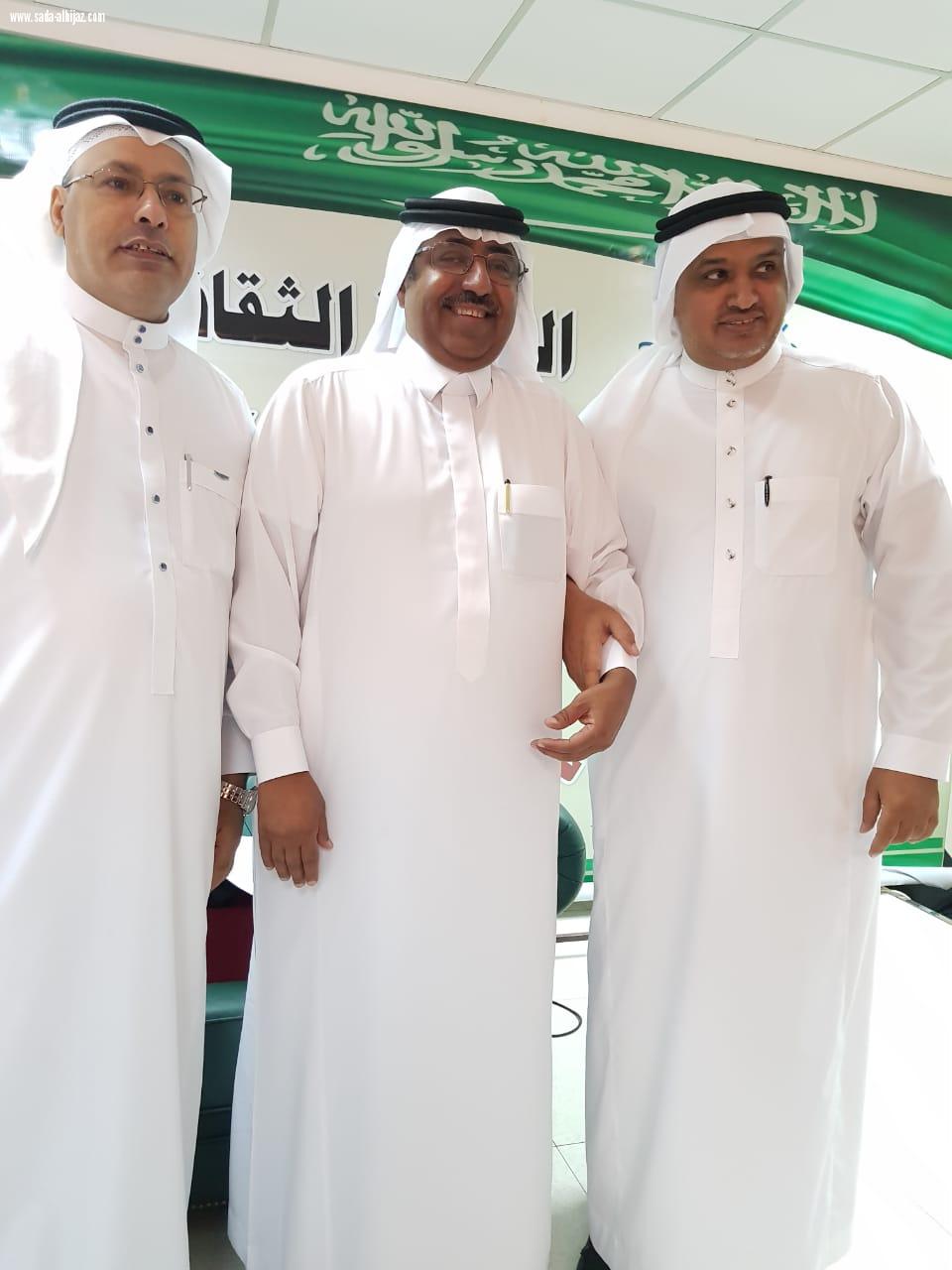الدكتور سعود المصيبيح متحدثا عن الوطن في محافظة خليص