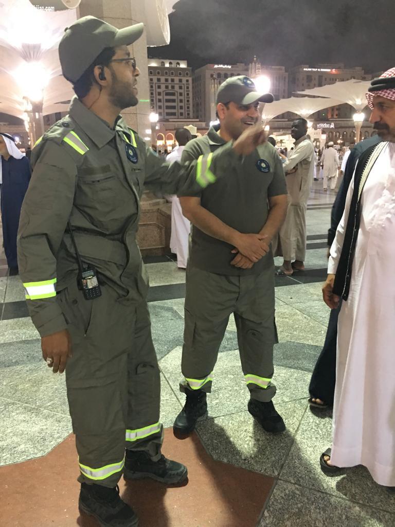 بالصور ..مشاركة المتطوعين في دعم وحدة التدخل في حالات الطوارئ بالمسجد النبوي الشريف
