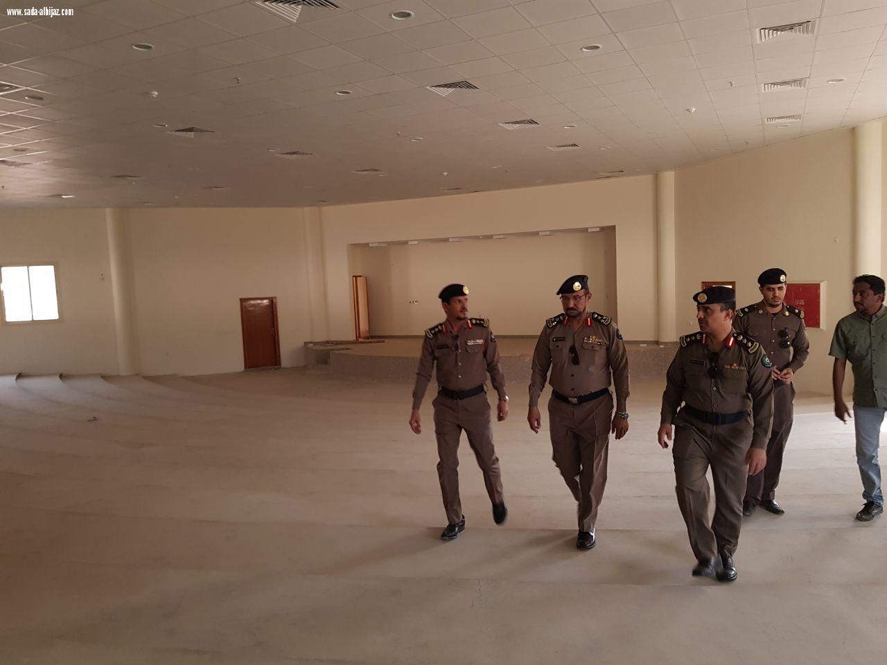 سعادة مساعد مدير الدفاع المدني بمنطقة المدينة المنورة يقوم بزيارة تفقدية لمركز تدريب الدفاع المدني بمنطقة المدينة المنورة