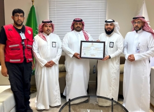هيئة الهلال الاحمر السعودي تمنح مدارس تبوك العالمية شهادة الامتثال للسلامة الاسعافية  