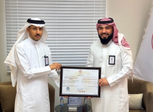 ً   هيئة الهلال الاحمر السعودي تمنح الفرع الشمالي للهيئة العامة للغذاء والدواء شهادة الامتثال للسلامة الاسعافية   