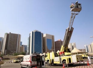 ضمن استعدادات الشؤون الصحية بمنطقة مكة المكرمة فقد تم تنفيذ تجربه حريق وهمي بمستشفى الملك فيصل بمكة المكرمة  