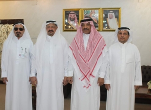 محافظ صامطة يستقبل مدير  فرع صندوق التنمية الزراعية بمنطقة جازان