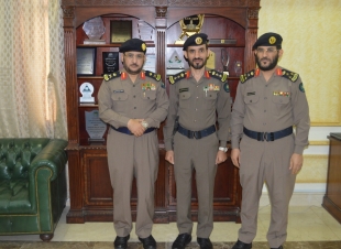 المطرفي يقلد صالح بن عبدالله العلياني رتبة عميد