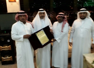 مشاركة منسق صحيفة صوت جازان الأستاذ عبدالله باصهي في حفل تكريم سعادة اللواء محمد العمري