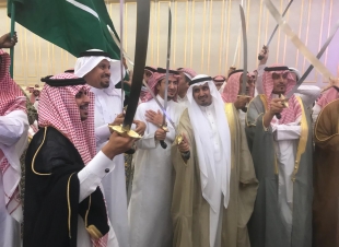 العميد الذيابي يحتفل بزفاف نجله الملازم أول رائد.