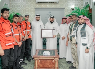 هيئة الهلال الاحمر السعودي تمنح فرع وزارة الصحة بمنطقة تبوك شهادة الامتثال للسلامة الاسعافية   