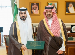 نائب أمير تبوك يستقبل مدير التدريب التقني والمهني بالمنطقة 