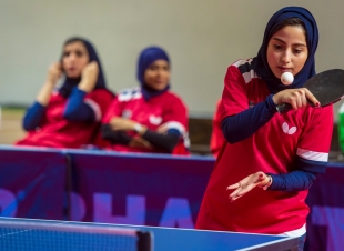 نورة العباس لاعبة المنتخب السعودي لكرة الطاولة أود العودة للتمارين